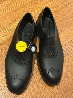BiiON Black Men's The Classics Oxford and Golf Slip On size 12